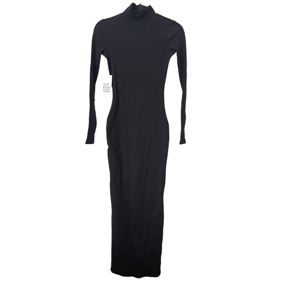 BUMPSUIT Maternity Sculpting Ribbed Maxi Dress Black NWT Small - Picture 3 of 7